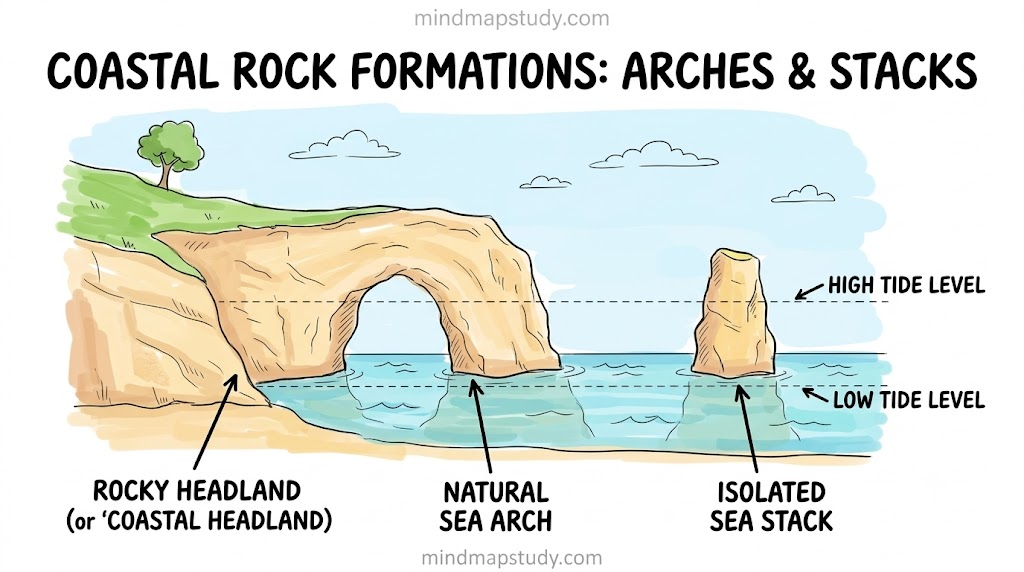 coastal rock formations