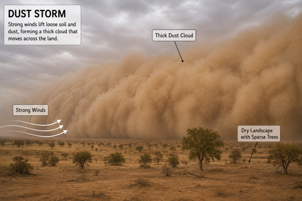 dust storms
