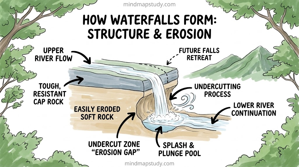 waterfalls