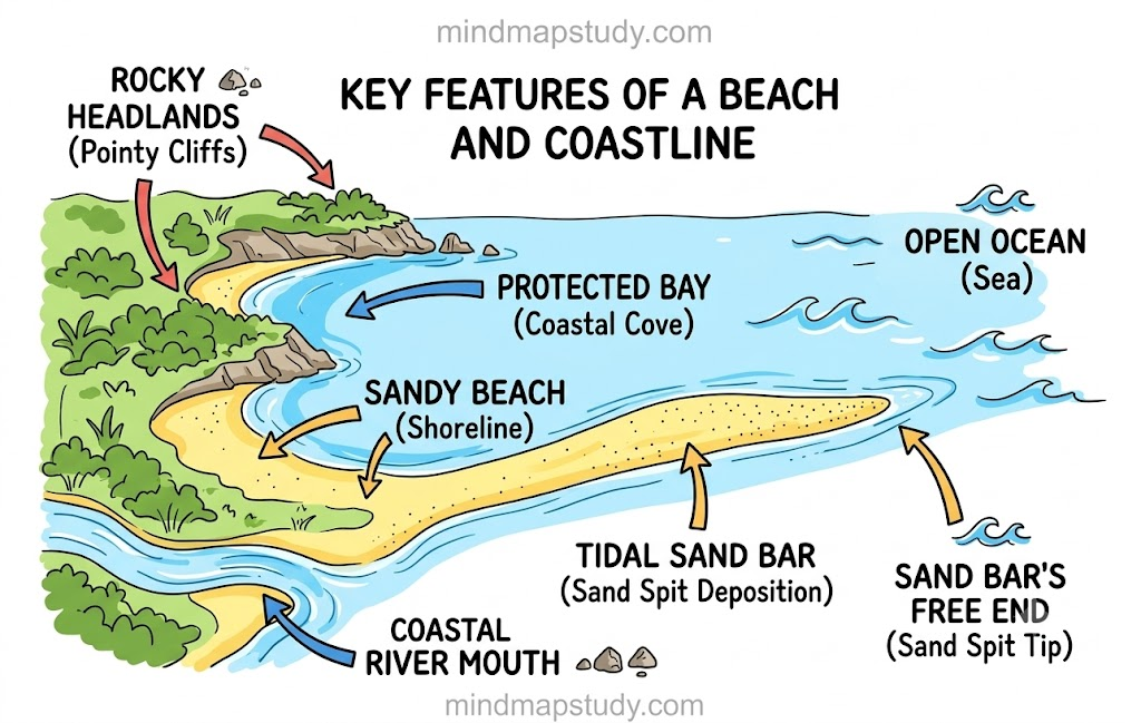 features of beach and coastlines
